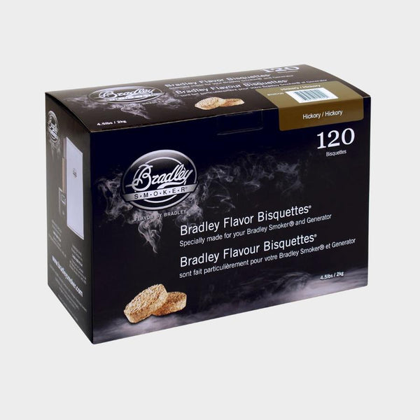 Bradley Smoker Bisquettes, Hickory Flavour 120 Pack