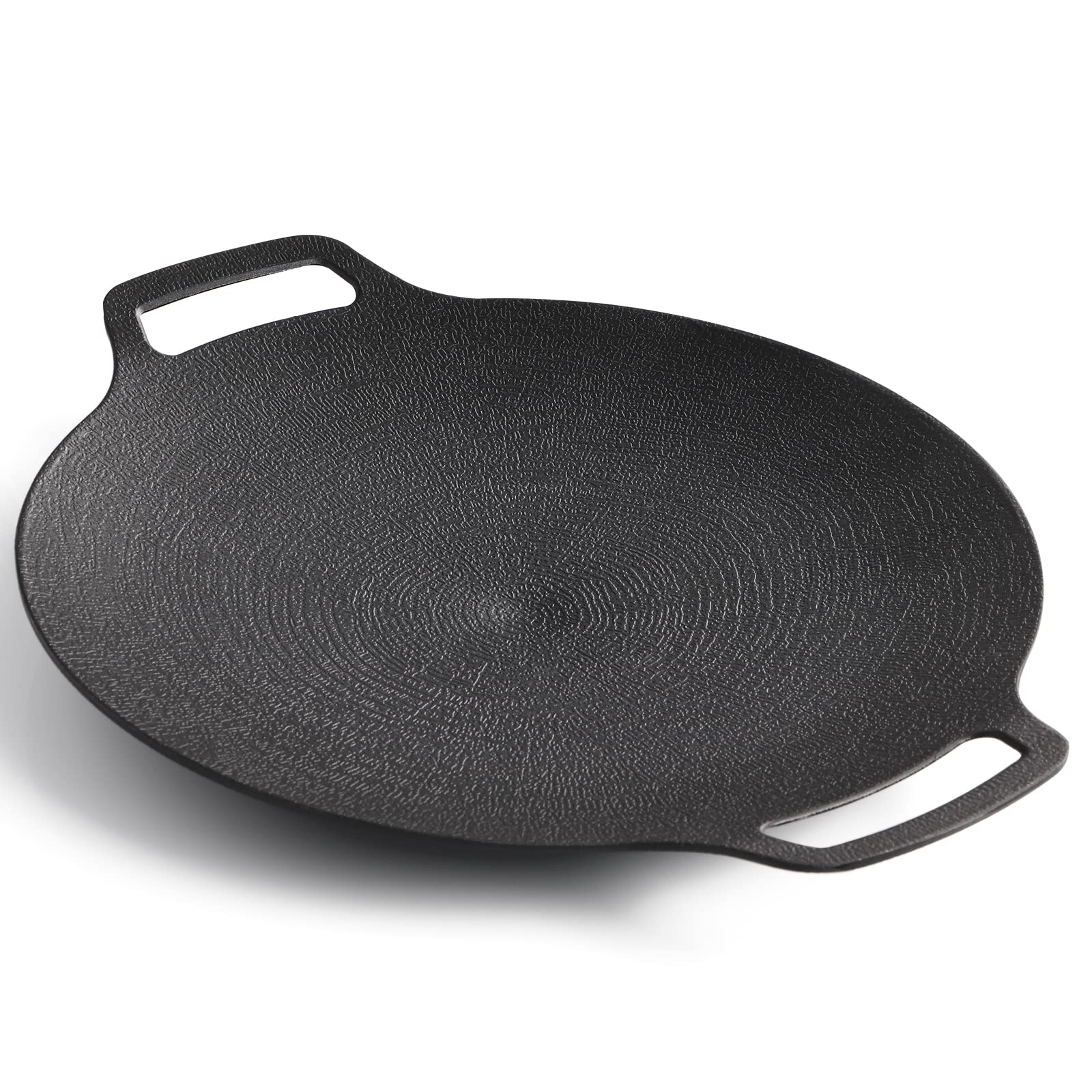Korean Grill Pan Nonstick Layer 40cm Round BBQ Griddle Indoor or