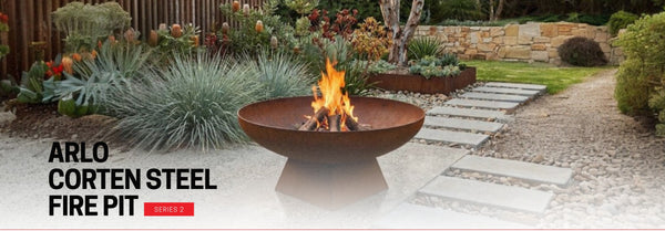 Hark Arlo 80 Corten Steel Fire Pit