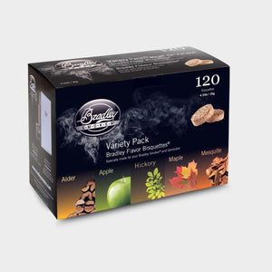 Bradley Smoker Bisquettes, 5 Flavour Variety Pack
