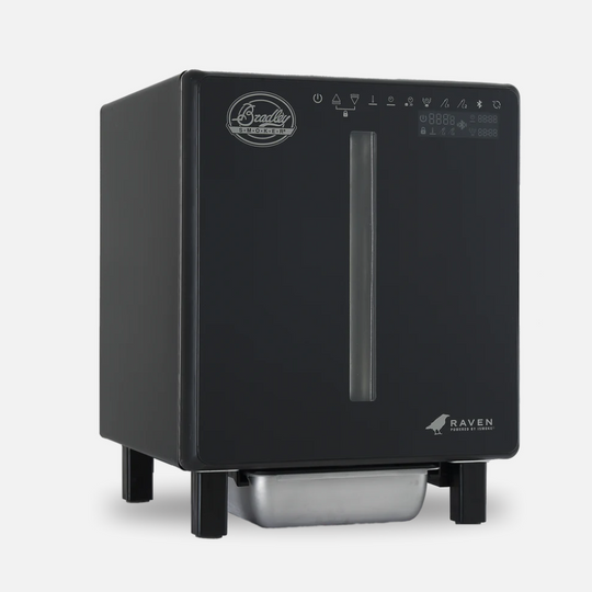 Bradley Raven Smoker, one of the three smoking methods compared