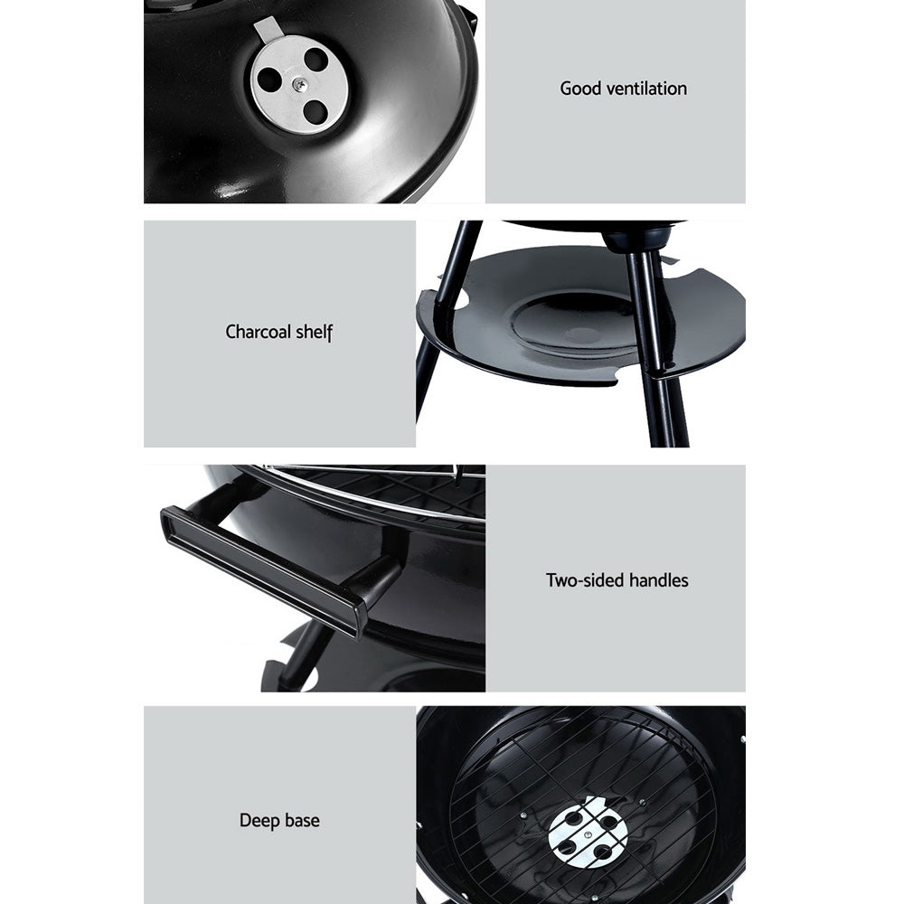 Grillz BBQ Grill Charcoal Smoker – view 6