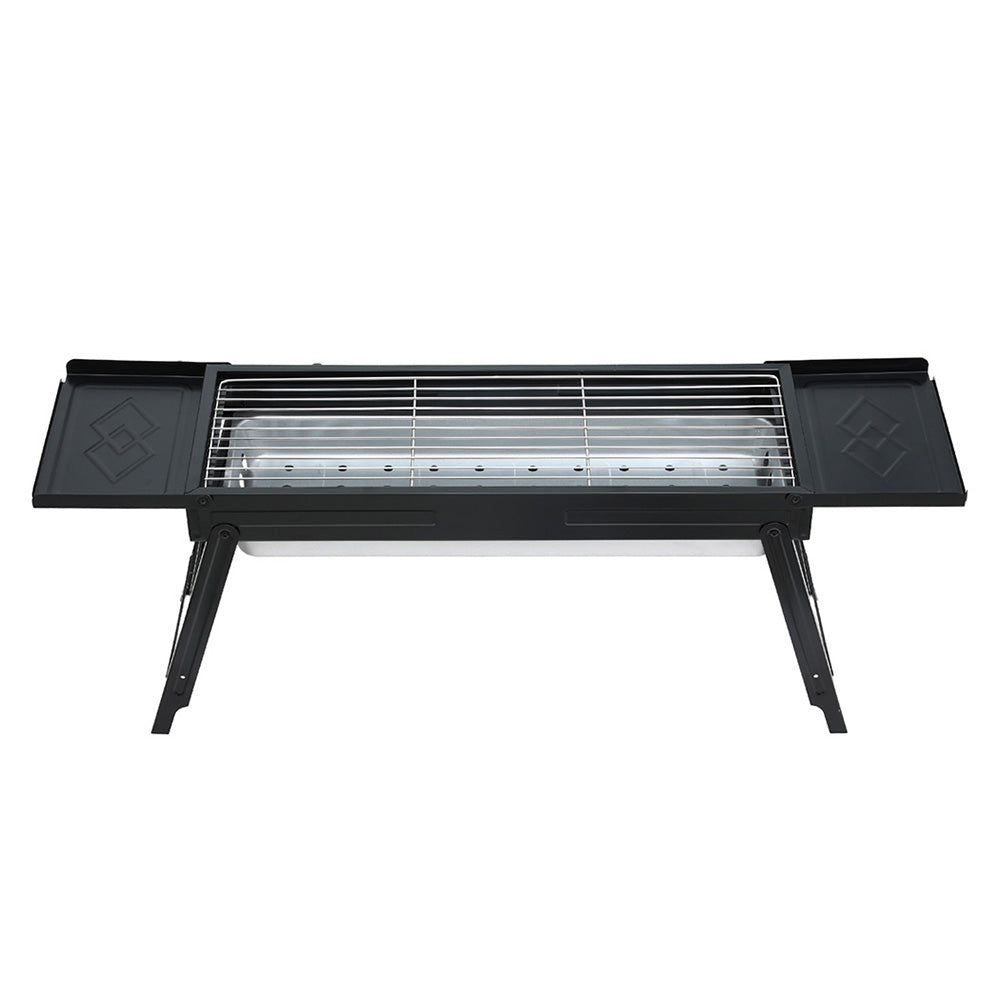 Grillz Charcoal BBQ Grill Smoker Portable Barbecue Outdoor Foldable Camping – view 3