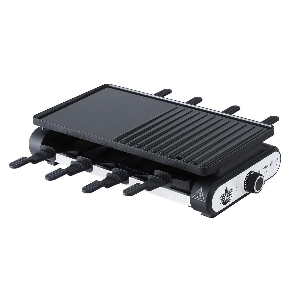 Grillz 1400W Electric Tabletop Grill with 7 Pans