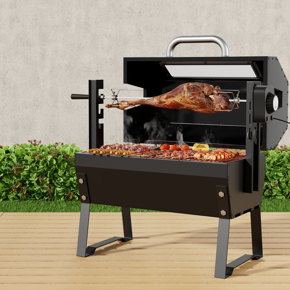 Grillz BBQ Grill Charcoal Electric Smoker Roaster – view 5