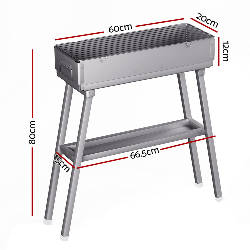 Grillz BBQ Grill Charcoal Smoker Portable Barbecue – view 2