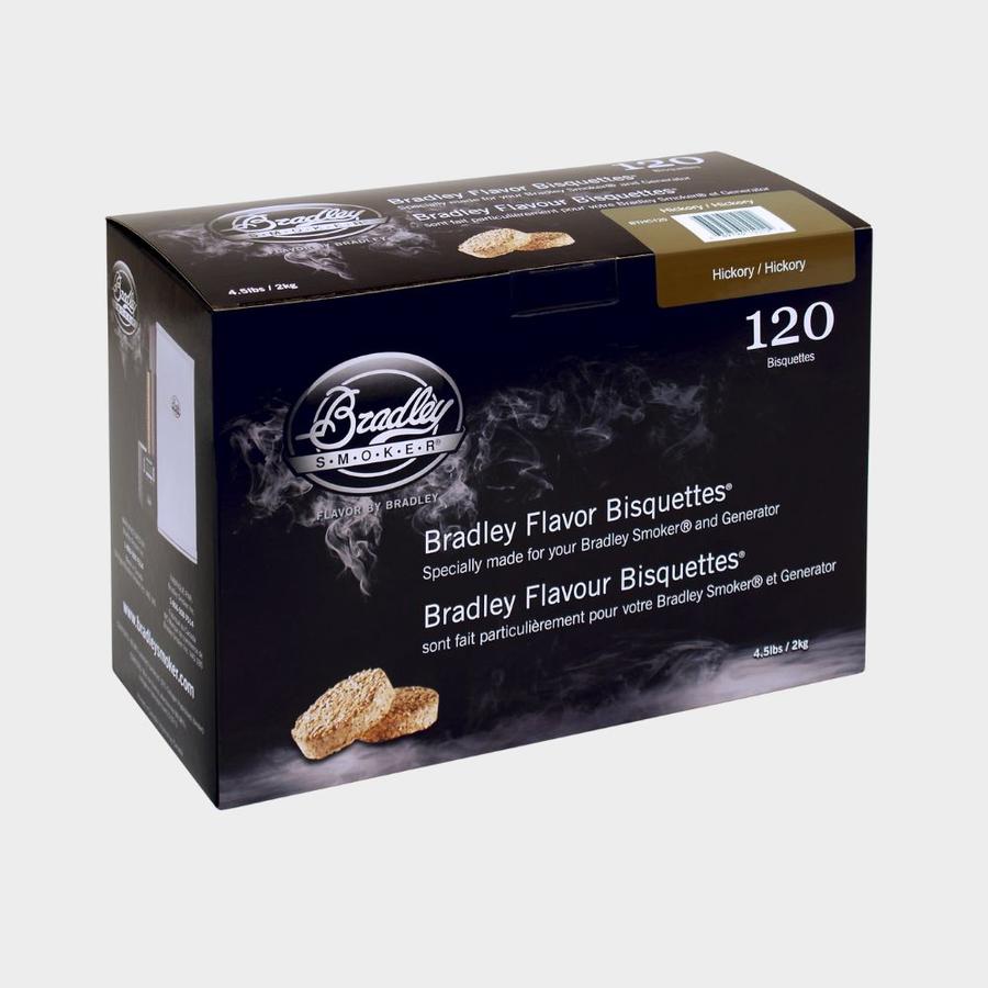 Bradley Smoker Bisquettes, Hickory Flavour 120 Pack