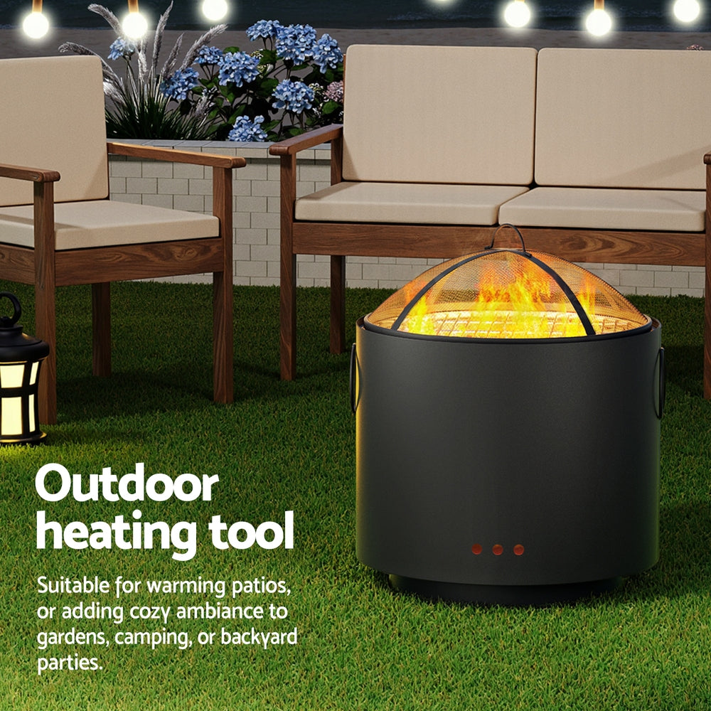 Grillz Deep Bowl Fire Pit BBQ