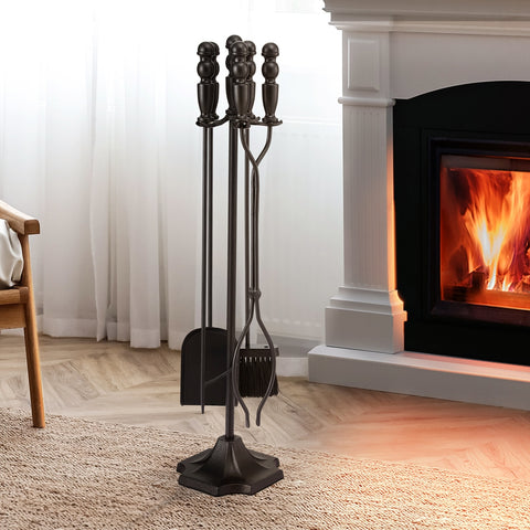 5 Piece Fire Pit Tool Set