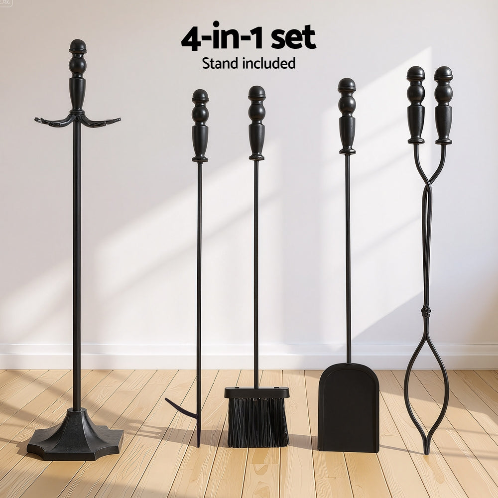 Grillz 5 Piece Fire Pit Tool Set