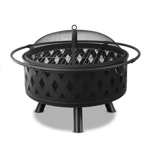 82cm Fire Pit BBQ Grill