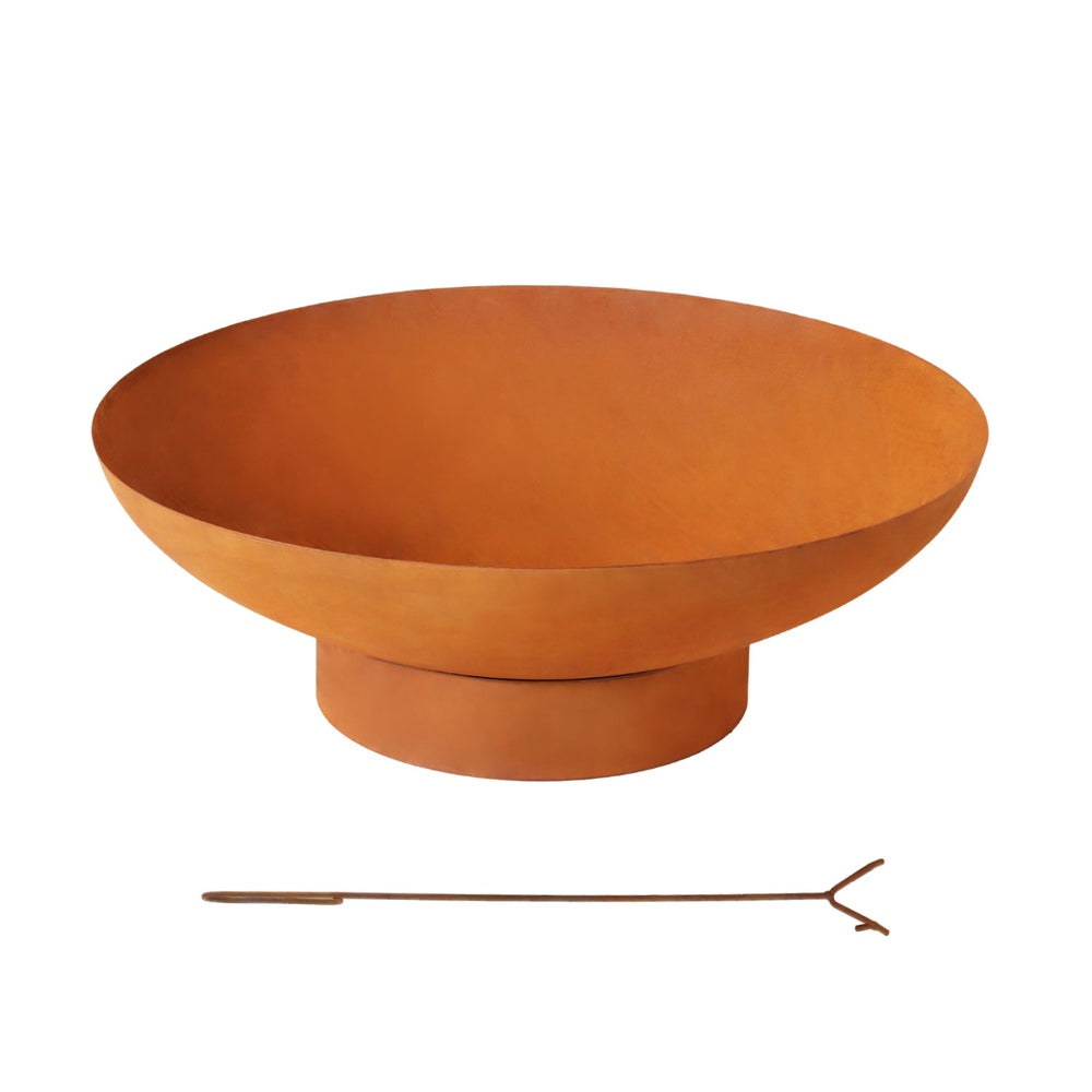 Grillz 80cm Iron Fire Pit Bowl