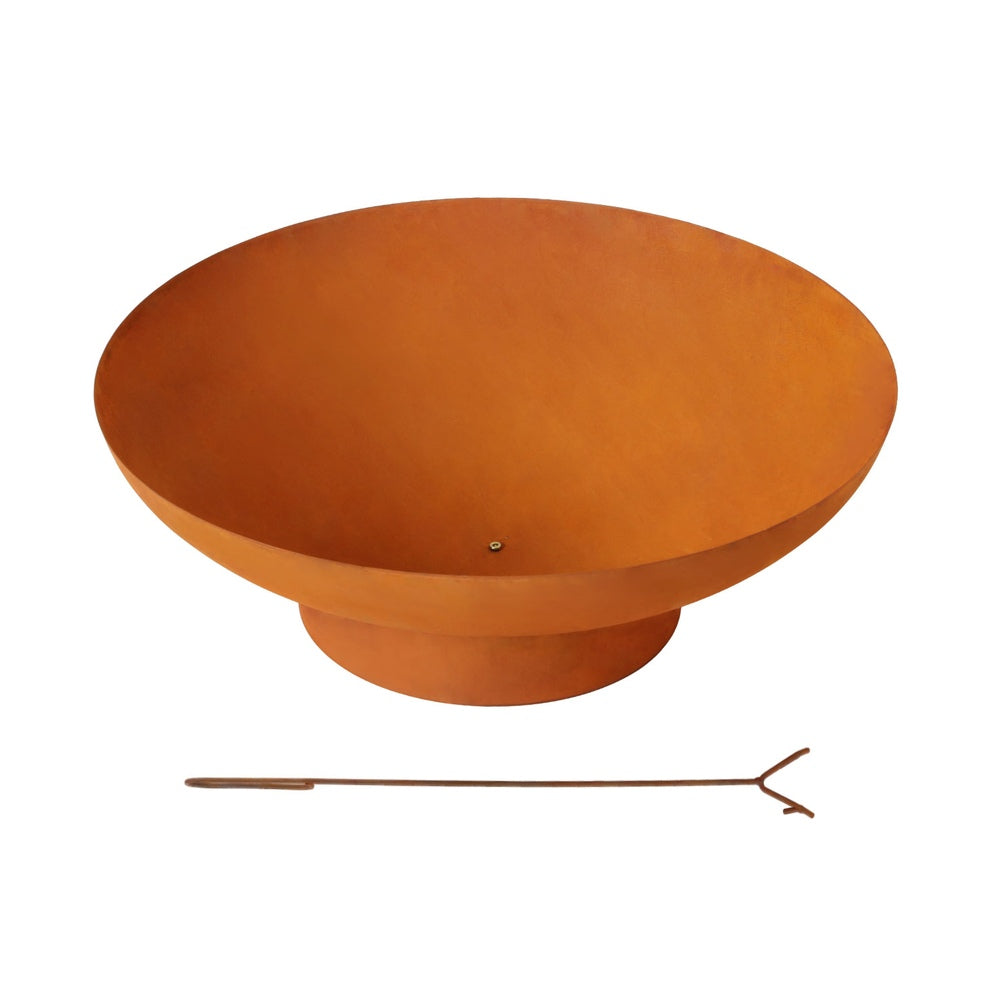 Grillz 80cm Iron Fire Pit Bowl