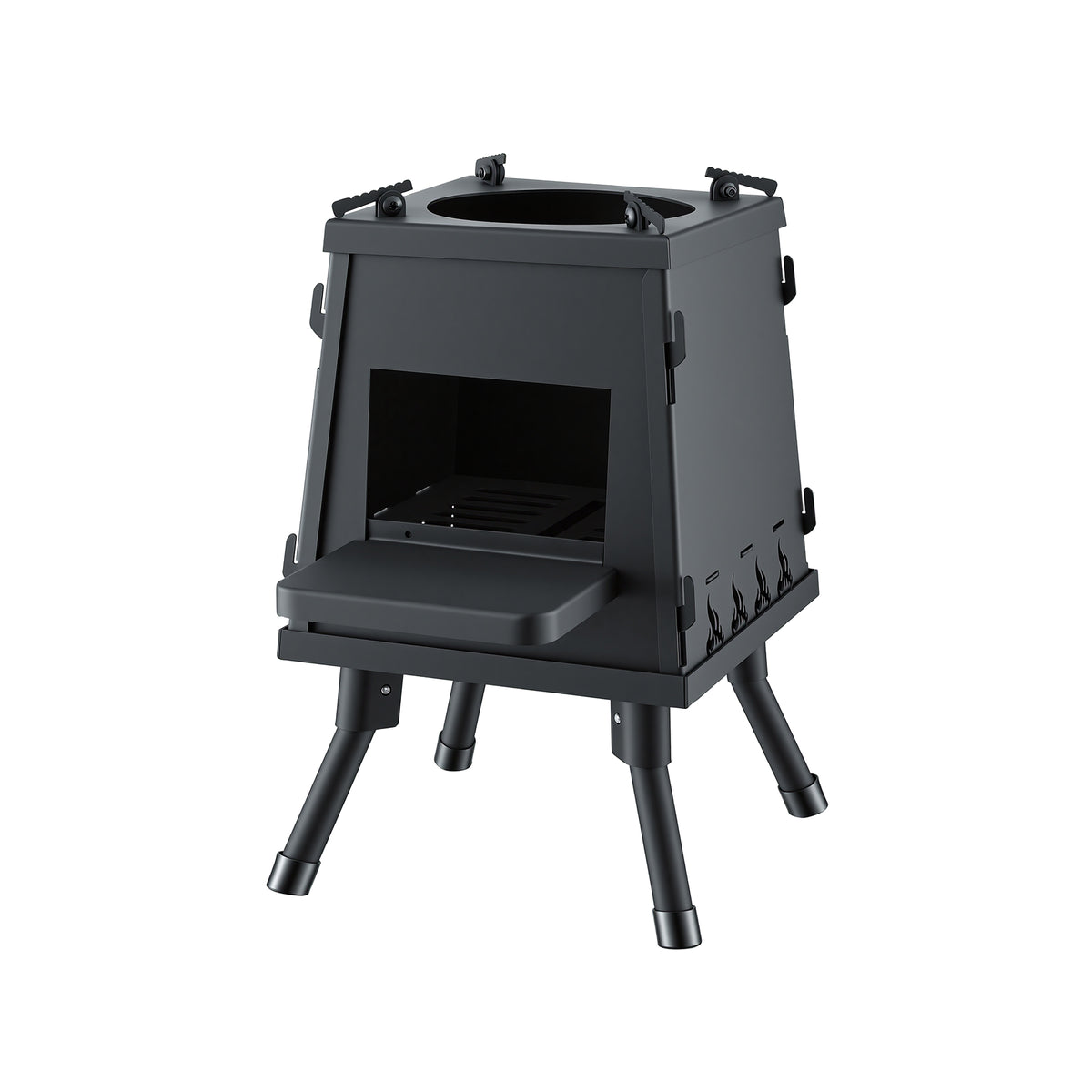 Grillz Portable Fire Pit Stove and BBQ