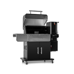 Masterbuilt Gravity Series 1160 side profile with gravity feed hopper system