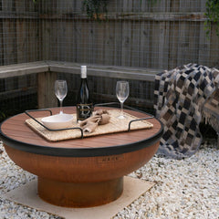 Hark Fire Pit Table Top — 100cm