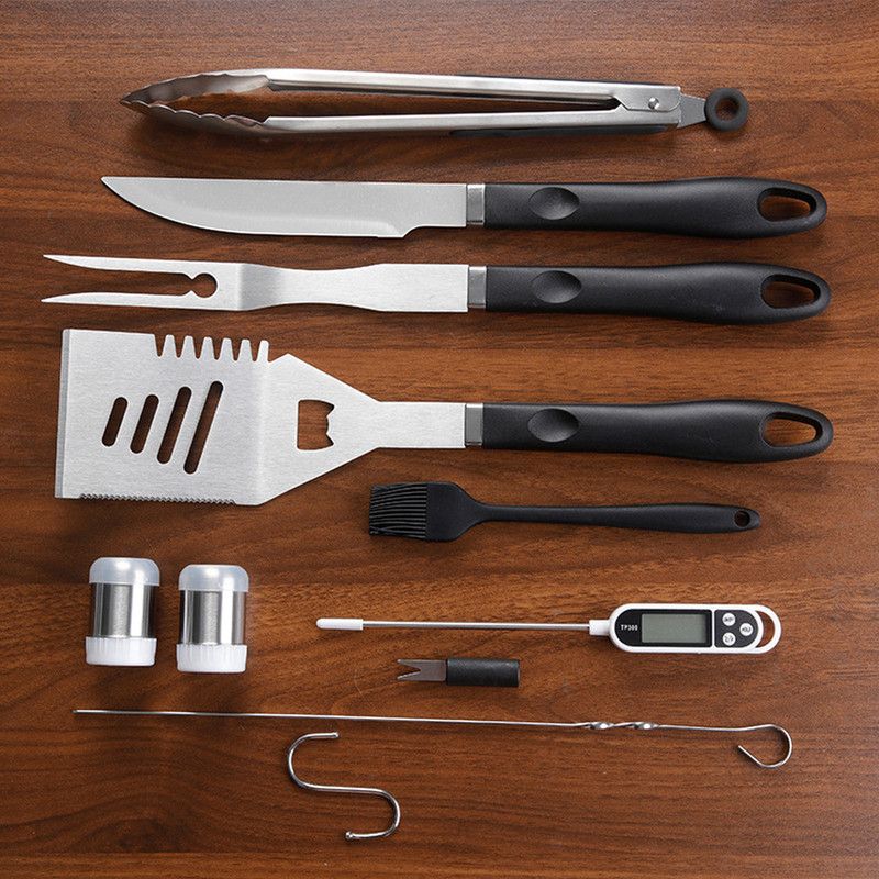31 Piece Stainless Steel BBQ Tool Set with Carry Bag