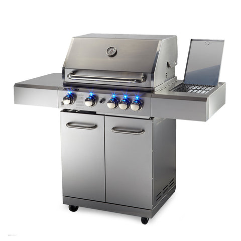5 Burner Outdoor BBQ Grill Barbeque Gas Stainless Steel Kitchen Commercial