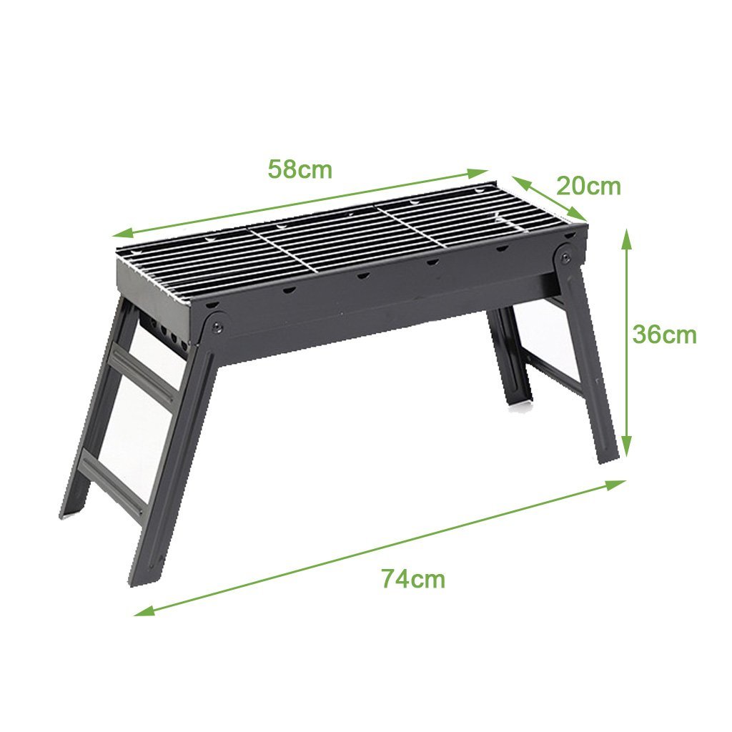 Foldable Portable BBQ Charcoal Grill Barbecue Camping Hibachi Picnic – view 4