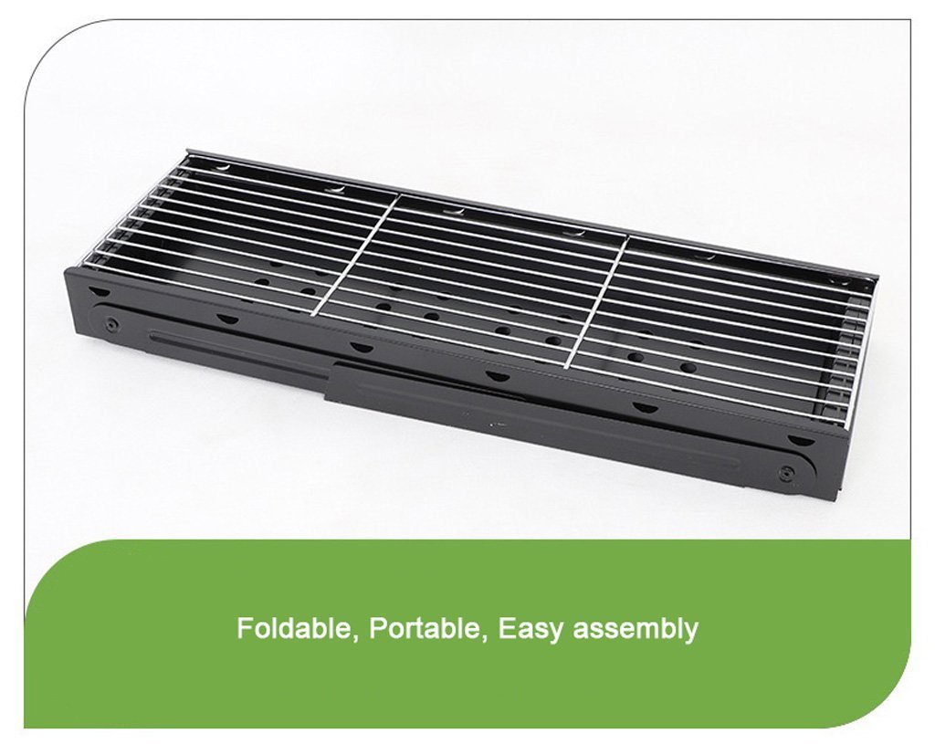 Foldable Portable BBQ Charcoal Grill Barbecue Camping Hibachi Picnic Large – view 4