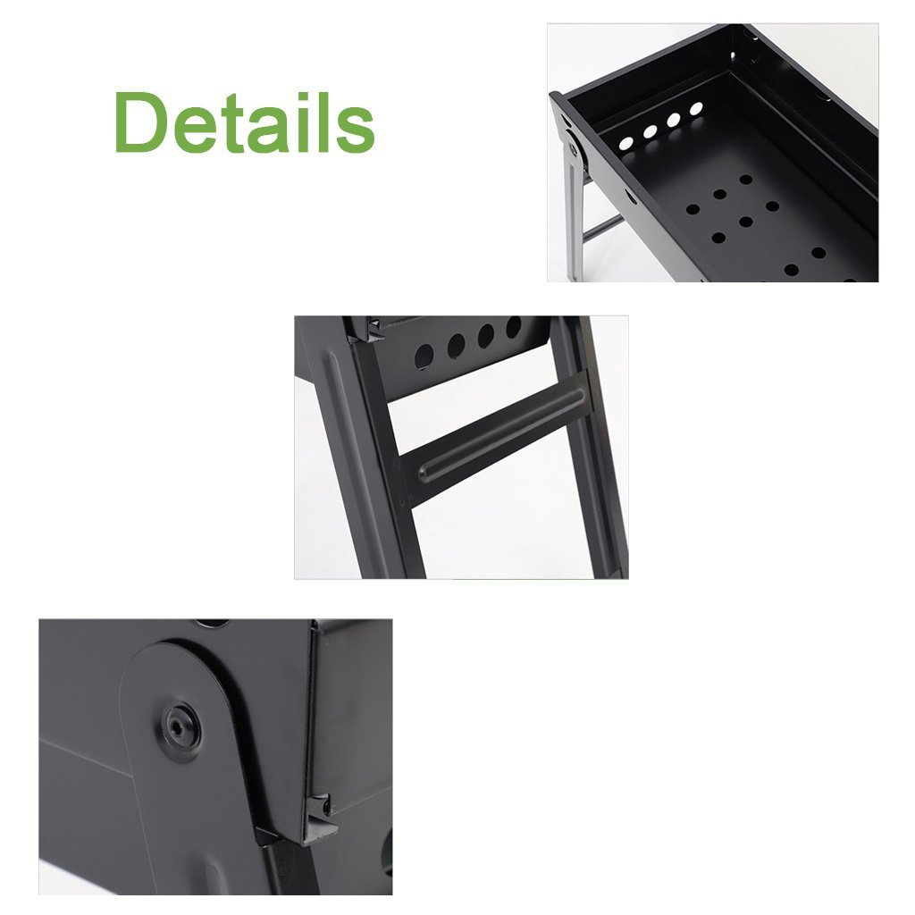 Foldable Portable BBQ Charcoal Grill Barbecue Camping Hibachi Picnic Large – view 8