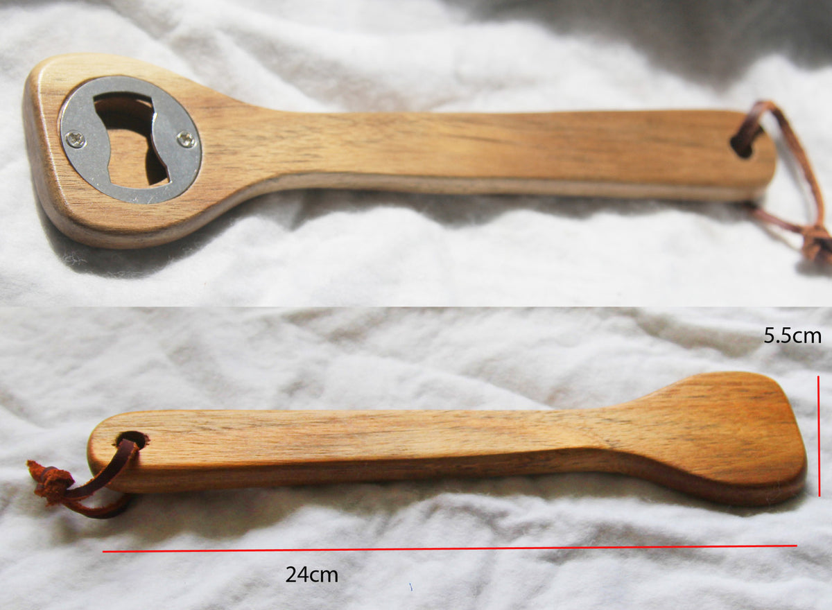 10 x Wholesale for Resell Wooden Spoon Bottle Opener Kitchen Foodie BBQ Last Bottom Place Sport Loser Award Gift – view 3