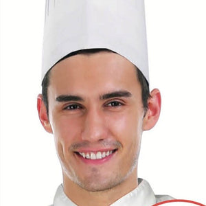 CHEFS HAT Chef Master Kitchen Cooking Baker Cap Costume Fancy BBQ Party - White