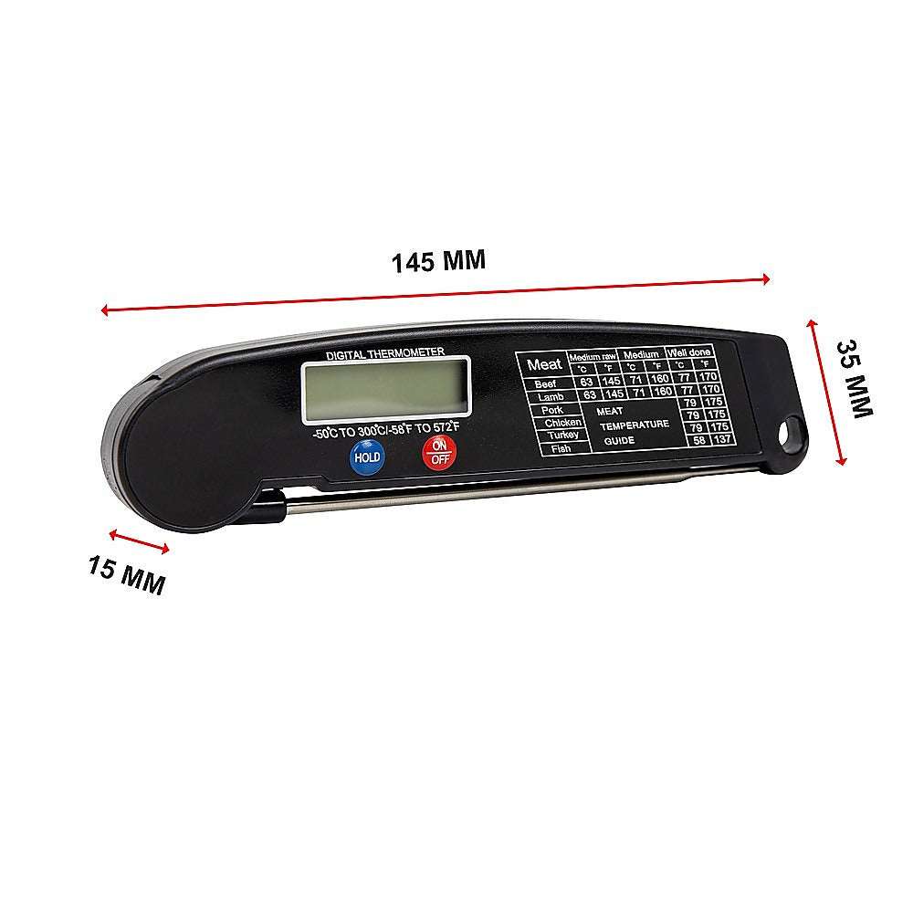 Digital Food Thermometer BBQ Tool Cooking Meat Kitchen Temperature Magnet – view 7