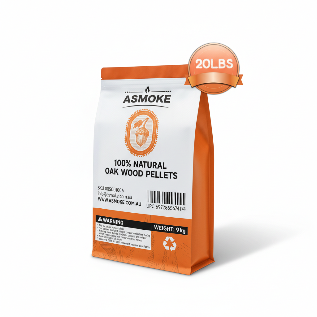 Asmoke 100% Oak Wood Pellets 9kg