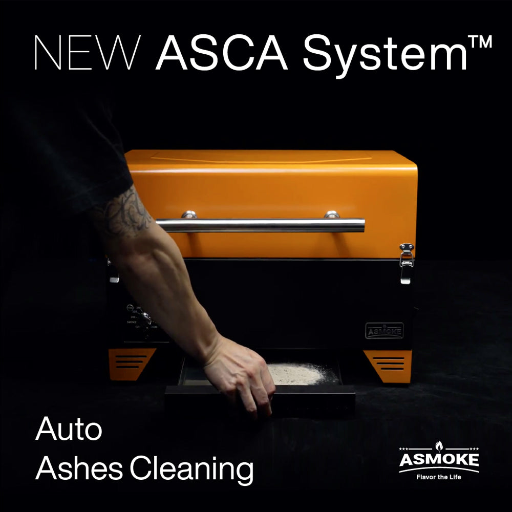 Asmoke AS350 Portable Wood Pellet Grill - Cyder Black – view 4