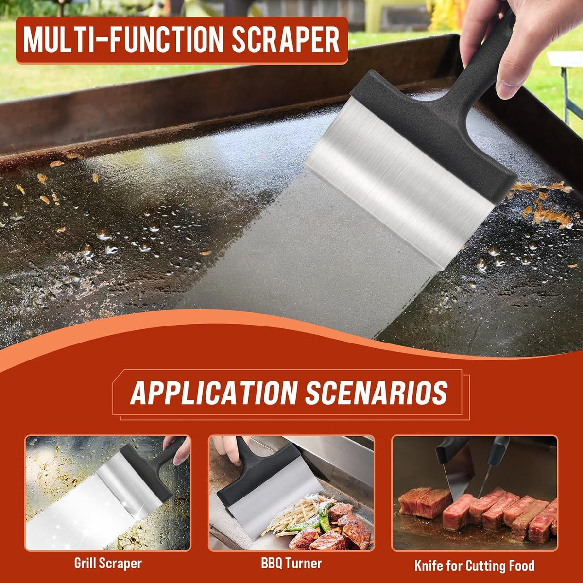 10 Piece Griddle and Grill Cleaning Kit