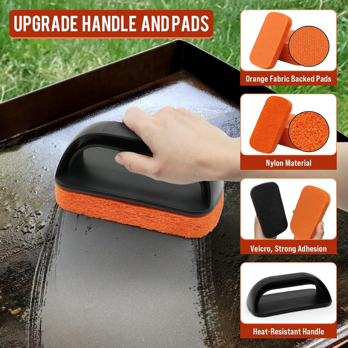 10 Piece Griddle and Grill Cleaning Kit