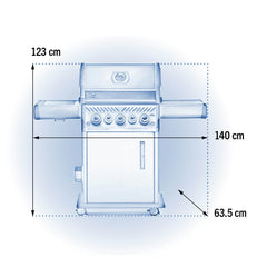 Napoleon Rogue PRO-S 425 RSIB with Infrared Side and Rear Burner