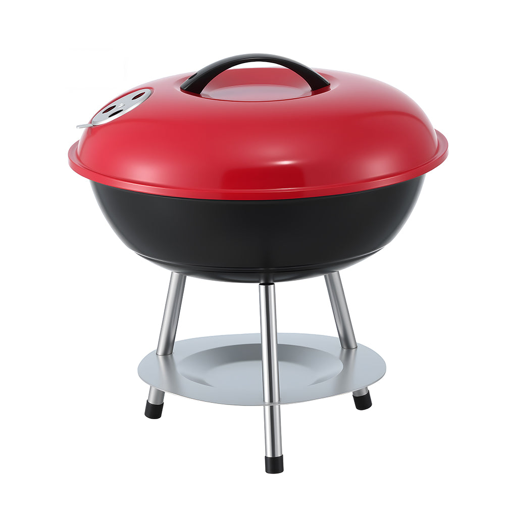 Grillz Portable Charcoal BBQ with Lid