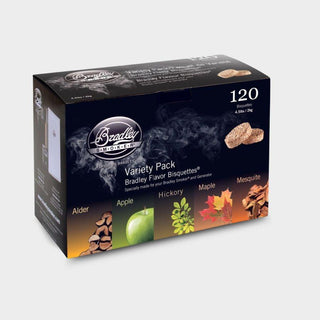 Bradley Smoker Bisquettes, 5 Flavour Variety Pack