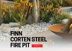 Hark Finn 80 Corten Steel Fire Pit