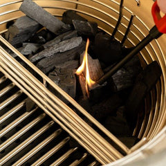 Kamado Joe Charcoal lighting process, genuine accessory for perfect BBQ, offered by Oz BBQ Australia