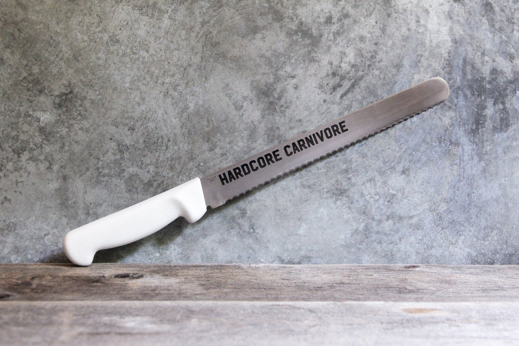 Hardcore Carnivore Brisket & BBQ Slicing Knife - Serrated 25cm