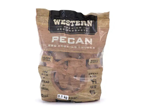 Premium Wood Smoking Chunks, Pecan