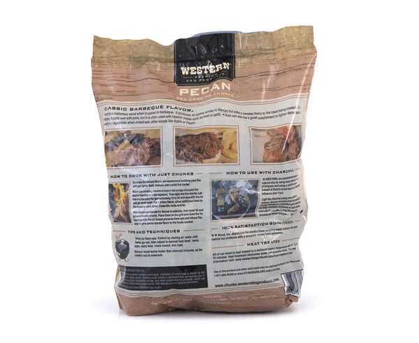 Western Premium Wood Smoking Chunks - Pecan - Camping Australia