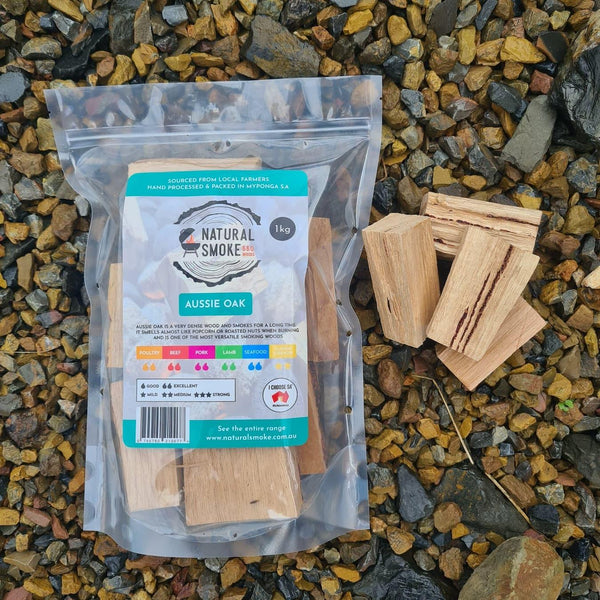 Smoker Wood Chunks - Aussie Oak - Camping Australia