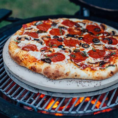 Kamado Joe 15-Inch Ceramic Pizza Stone - Classic Joe - Camping Australia