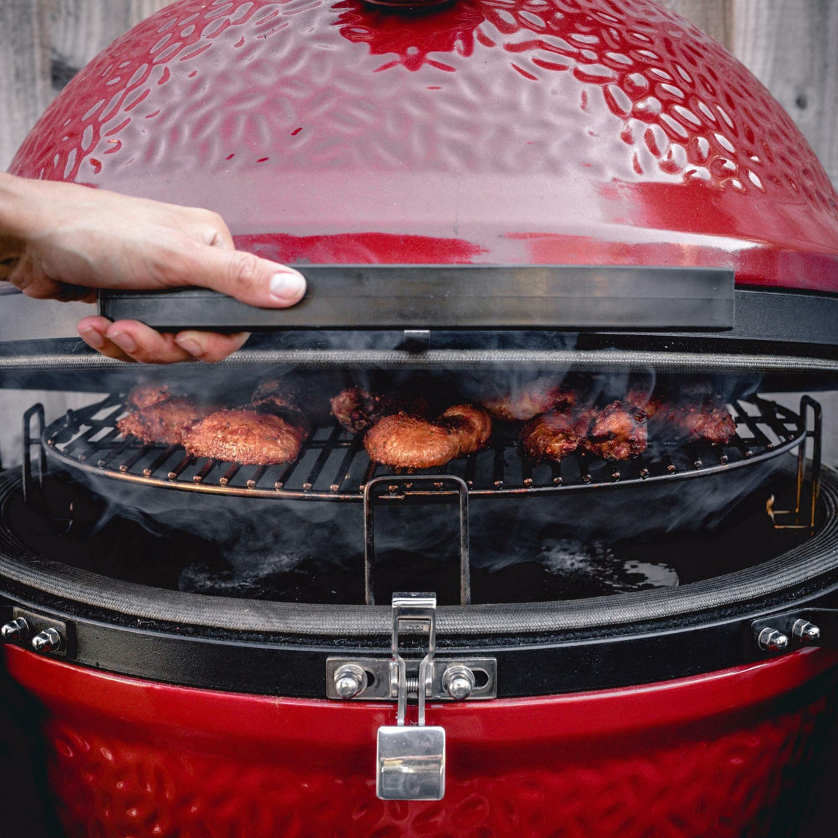 Kamado Joe Classic SloRoller Rack Demo