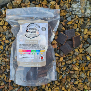 Smoker Wood Chunks - Oak Biscuits - Camping Australia