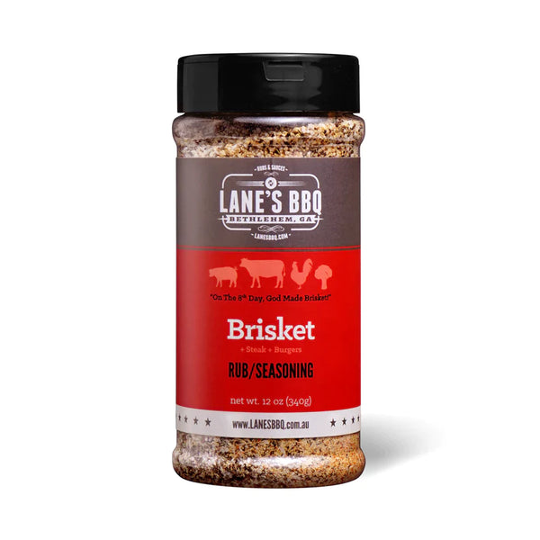 Lane's BBQ Brisket Rub Pitmaster (340g) - Camping Australia