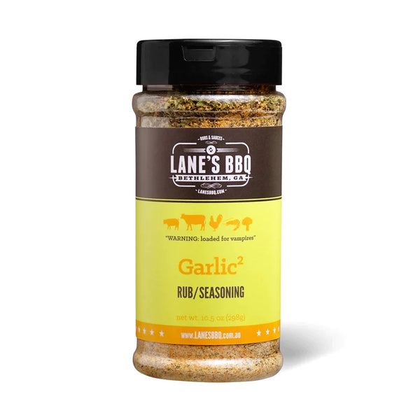 Lane's BBQ Garlic2 Rub Pitmaster (340g) - Camping Australia