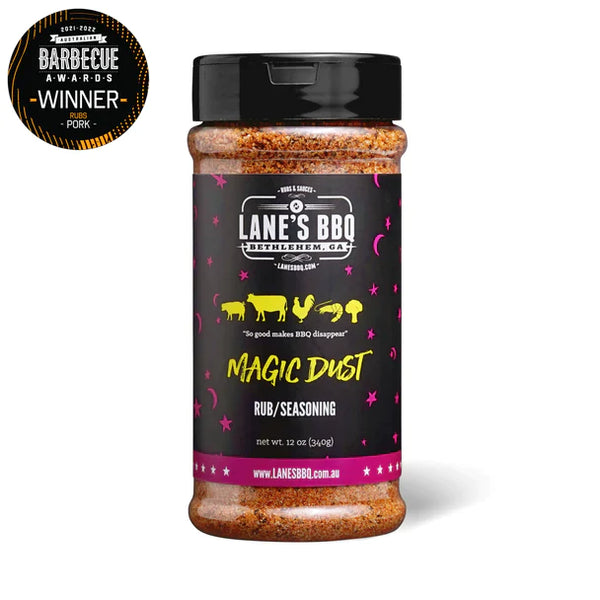Lane's BBQ Magic Dust Rub Pitmaster (340g) - Camping Australia