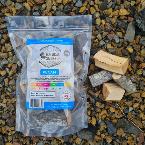 Smoker Wood Chunks - Pecan - Camping Australia