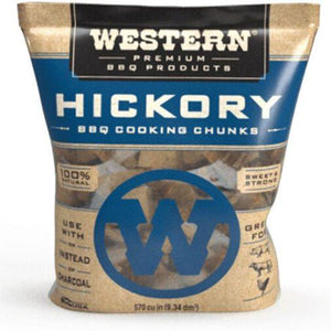 Western Premium Wood Smoking Chunks - Hickory - Camping Australia