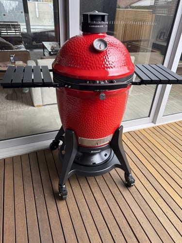 Customer photo from Darren H. — Kamado Classic Joe III Charcoal Smoker and Grill
